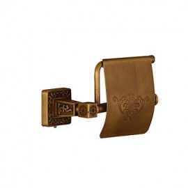 Toilet Paper Holders, 1 pc Neoclassical Brass Toilet Paper Holder Bathroom