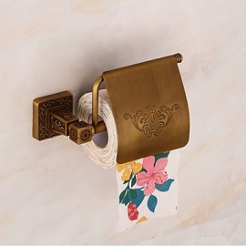 Toilet Paper Holders, 1 pc Neoclassical Brass Toilet Paper Holder Bathroom