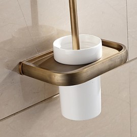 Toilet Brush Holder, 1 pc Modern Brass Toilet Brushes & Holders Bathroom