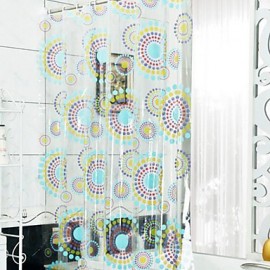 Shower Curtains, 1pc Shower Curtains Modern PEVA Bathroom