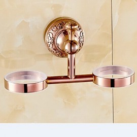 Toothbrush Holder, 1 pc Neoclassical Brass Zinc Alloy Toothbrush Holder Bathroom