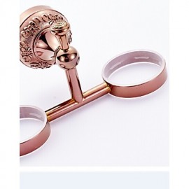 Toothbrush Holder, 1 pc Neoclassical Brass Zinc Alloy Toothbrush Holder Bathroom