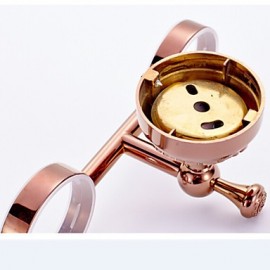 Toothbrush Holder, 1 pc Neoclassical Brass Zinc Alloy Toothbrush Holder Bathroom