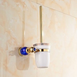 Toilet Brush Holder, 1 pc Contemporary Brass Toilet Brush Holder Bathroom