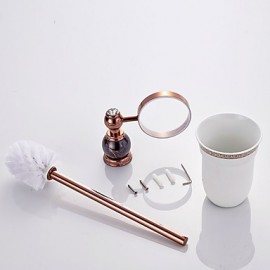 Toilet Brush Holder, 1 pc Contemporary Brass Toilet Brush Holder Bathroom