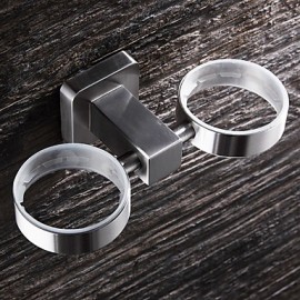 Toothbrush Holder, 1 pc Modern Stainless Steel Toothbrush Holder Bathroom