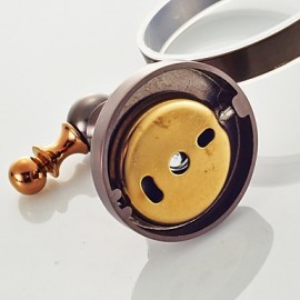 Toilet Brush Holder, 1 pc Neoclassical Brass Toilet Brush Holder Bathroom