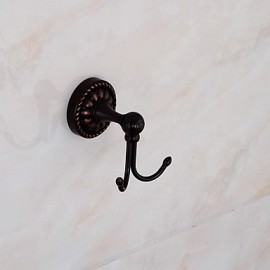Robe Hooks, Neoclassical Hooks Brass Non Skid Floral Mini Medium Foam