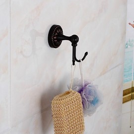 Robe Hooks, Neoclassical Hooks Brass Non Skid Floral Mini Medium Foam