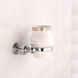 Toothbrush Holder, 1 pc Crystal Brass Toothbrush Holder Bathroom