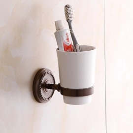 Toothbrush Holder, 1 pc Neoclassical Copper Toothbrush Holder Bathroom