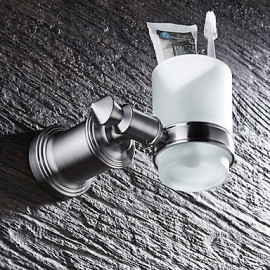 Toothbrush Holder, 1 pc Modern Stainless Steel Toothbrush Holder Bathroom