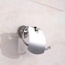 Toilet Paper Holders, 1 pc Classic Modern Silver Plated Toilet Paper Holder Bathroom