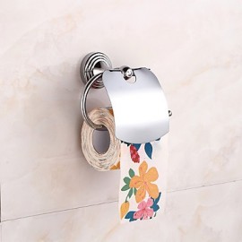 Toilet Paper Holders, 1 pc Classic Modern Silver Plated Toilet Paper Holder Bathroom