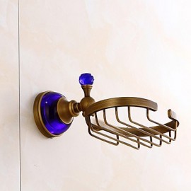 Soap Dishes, 1pc High Quality Antique Brass Soap Dishes & Holders Wall Mounted