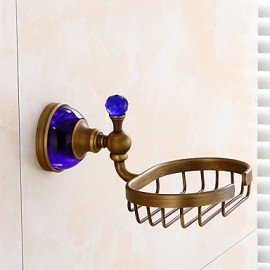 Soap Dishes, 1pc High Quality Antique Brass Soap Dishes & Holders Wall Mounted