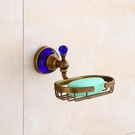 Soap Dishes, 1pc High Quality Antique Brass Soap Dishes & Holders Wall Mounted