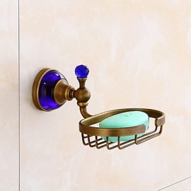 Soap Dishes, 1pc High Quality Antique Brass Soap Dishes & Holders Wall Mounted