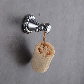 Robe Hooks, Classic Hooks Brass Non Skid Mini Semi-opaque Foam