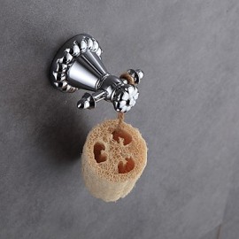 Robe Hooks, Classic Hooks Brass Non Skid Mini Semi-opaque Foam