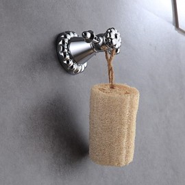 Robe Hooks, Classic Hooks Brass Non Skid Mini Semi-opaque Foam