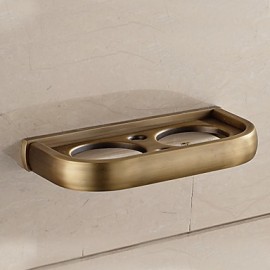 Toothbrush Holder, 1 pc Archaistic Copper Toothbrush Holder Bathroom