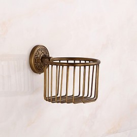 Toilet Paper Holders, 1 pc Archaistic Brass Toilet Paper Holder Bathroom