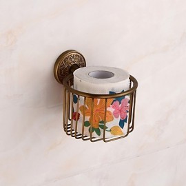 Toilet Paper Holders, 1 pc Archaistic Brass Toilet Paper Holder Bathroom
