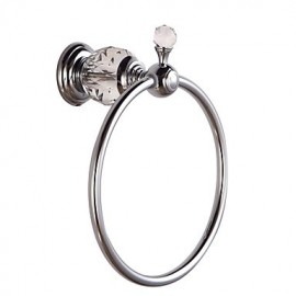 Towel Bars, 1 pc Crystal Brass Towel Racks & Holders Bathroom