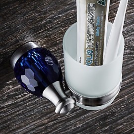 Toothbrush Holder, 1 pc Modern Stainless Steel Toothbrush Holder Bathroom