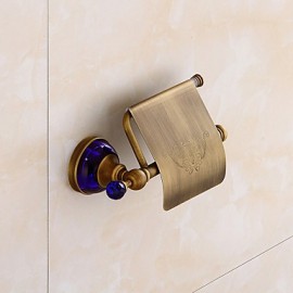 Toilet Paper Holders, 1pc High Quality Antique Brass Toilet Paper Holder Wall Mounted
