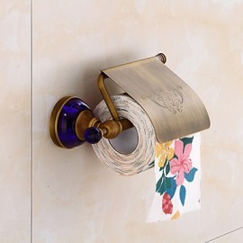 Toilet Paper Holders, 1pc High Quality Antique Brass Toilet Paper Holder Wall Mounted