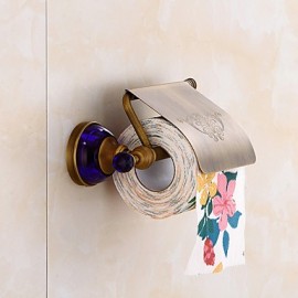 Toilet Paper Holders, 1pc High Quality Antique Brass Toilet Paper Holder Wall Mounted