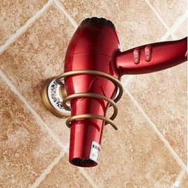 Towel Bars, 1pc High Quality Antique Brass Ceramic Bathroom Shelf