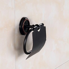 Toilet Paper Holders, 1 pc Neoclassical Brass Toilet Paper Holder Bathroom