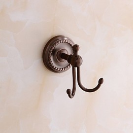 Robe Hooks, Neoclassical Hooks Brass Non Skid Print Keychain Shaped ExtraSheer Memory Foam