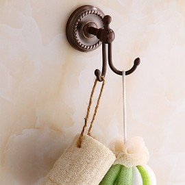 Robe Hooks, Neoclassical Hooks Brass Non Skid Print Keychain Shaped ExtraSheer Memory Foam