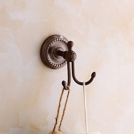 Robe Hooks, Neoclassical Hooks Brass Non Skid Print Keychain Shaped ExtraSheer Memory Foam