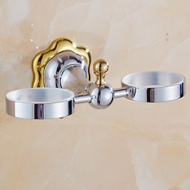 Toothbrush Holder, 1 pc Contemporary Brass Toothbrush Holder Bathroom