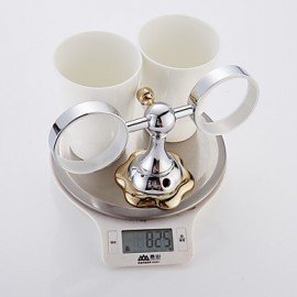 Toothbrush Holder, 1 pc Contemporary Brass Toothbrush Holder Bathroom