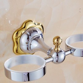 Toothbrush Holder, 1 pc Contemporary Brass Toothbrush Holder Bathroom