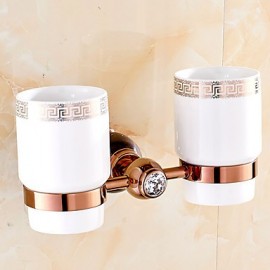 Toothbrush Holder, 1 pc Neoclassical Brass Toilet Brush Holder Bathroom