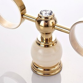 Toothbrush Holder, 1 pc Neoclassical Brass Toilet Brush Holder Bathroom