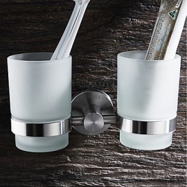 Toothbrush Holder, 1 pc Modern Stainless Steel Toothbrush Holder Bathroom
