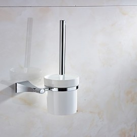 Towel Bars, 1pc High Quality Modern Metal Toilet Brush Holder Wall Mounted