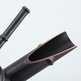 Vessel Single Handle One Hole in Oil-rubbed Bronze Bathroom Sink Tap