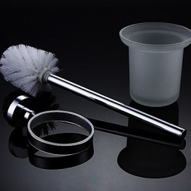 Toilet Brush Holder, 1pc Removable Contemporary Brass Toilet Brush Holder