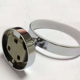 Toilet Brush Holder, 1pc Removable Contemporary Brass Toilet Brush Holder