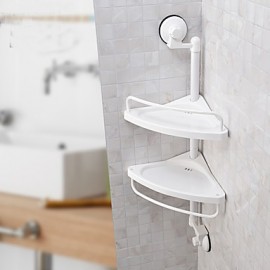 Bathroom Products, 1pc High Quality Contemporary Plastic Bathroom Shelf Wall Mounted