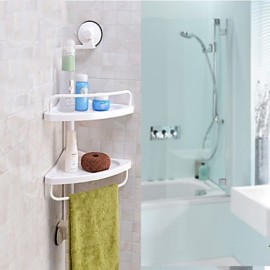 Bathroom Products, 1pc High Quality Contemporary Plastic Bathroom Shelf Wall Mounted